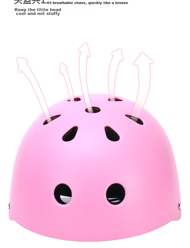 Tongbu Kids Roller Skating Protective Gear Set Skateboard Balance Bike Riding Outdoor Sports Helmet and Pads 7-Piece Set Pink 8