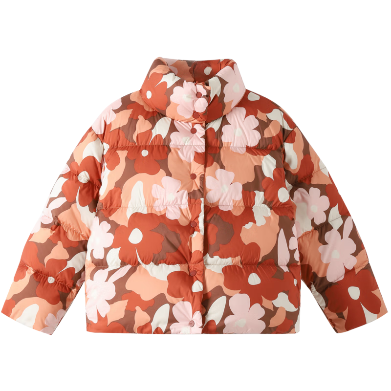 Annil Girls' Short down Jacket, 2024 Autumn And Winter New Style, Fashionable Casual Thickened Coat for Older Childre