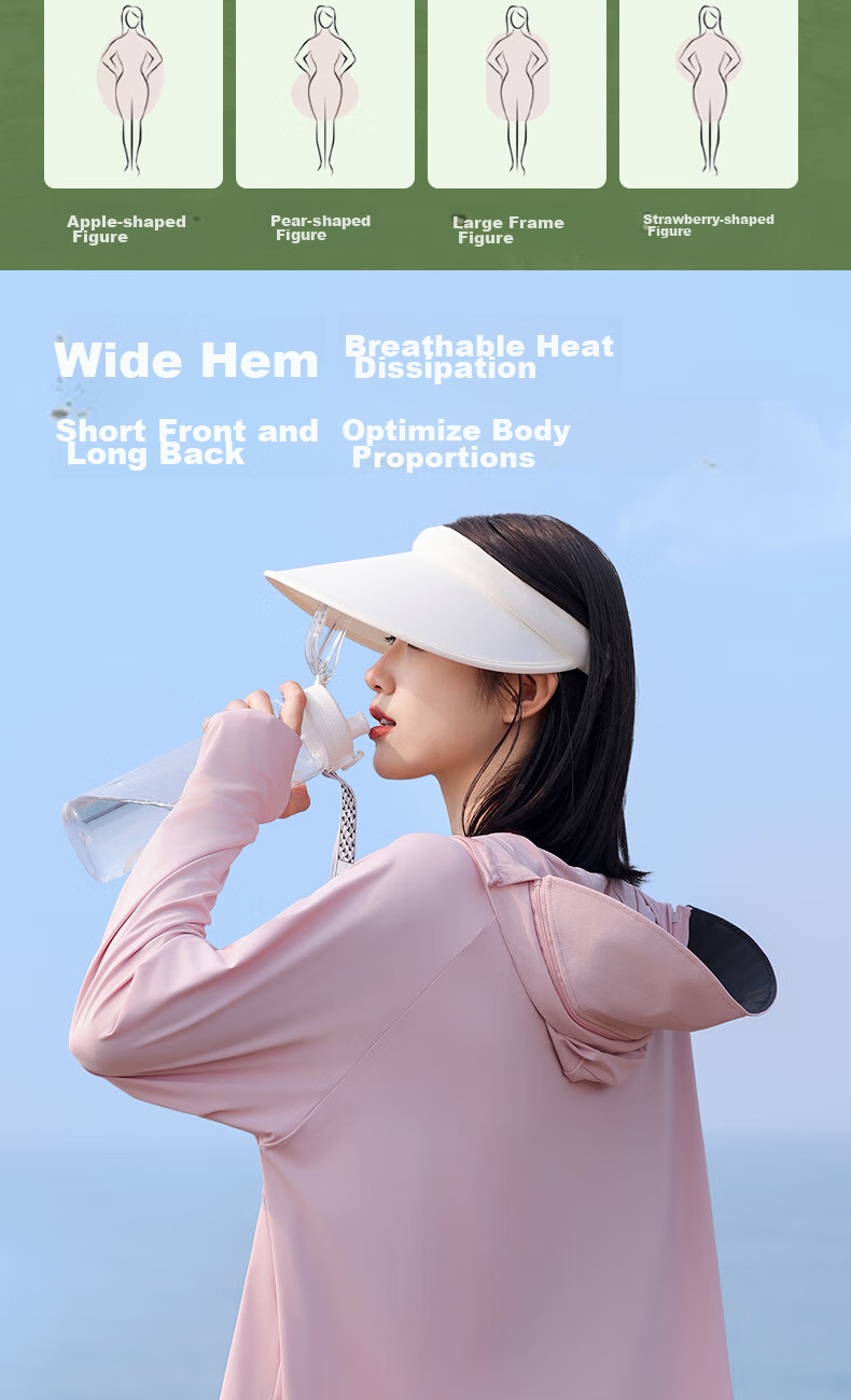 MiiOW Women's Sun Protection Clothing [UPF50+] 2026 New Summer Outdoor UV-Resistant Ice Silk Breathable Sun Protection Jacket 10