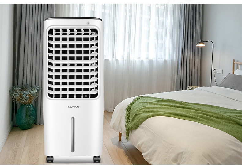 KONKA Air Conditioner Fan Remote Control Industrial Cooling Fan for Home Use, Movable Water-Cooled Fan, Cooling Machine for Commercial Use, Small Air Conditioner with Water Tank, Large Air Volume Cooling Fan, 12L Large Water Tank KF-LY26DY 15