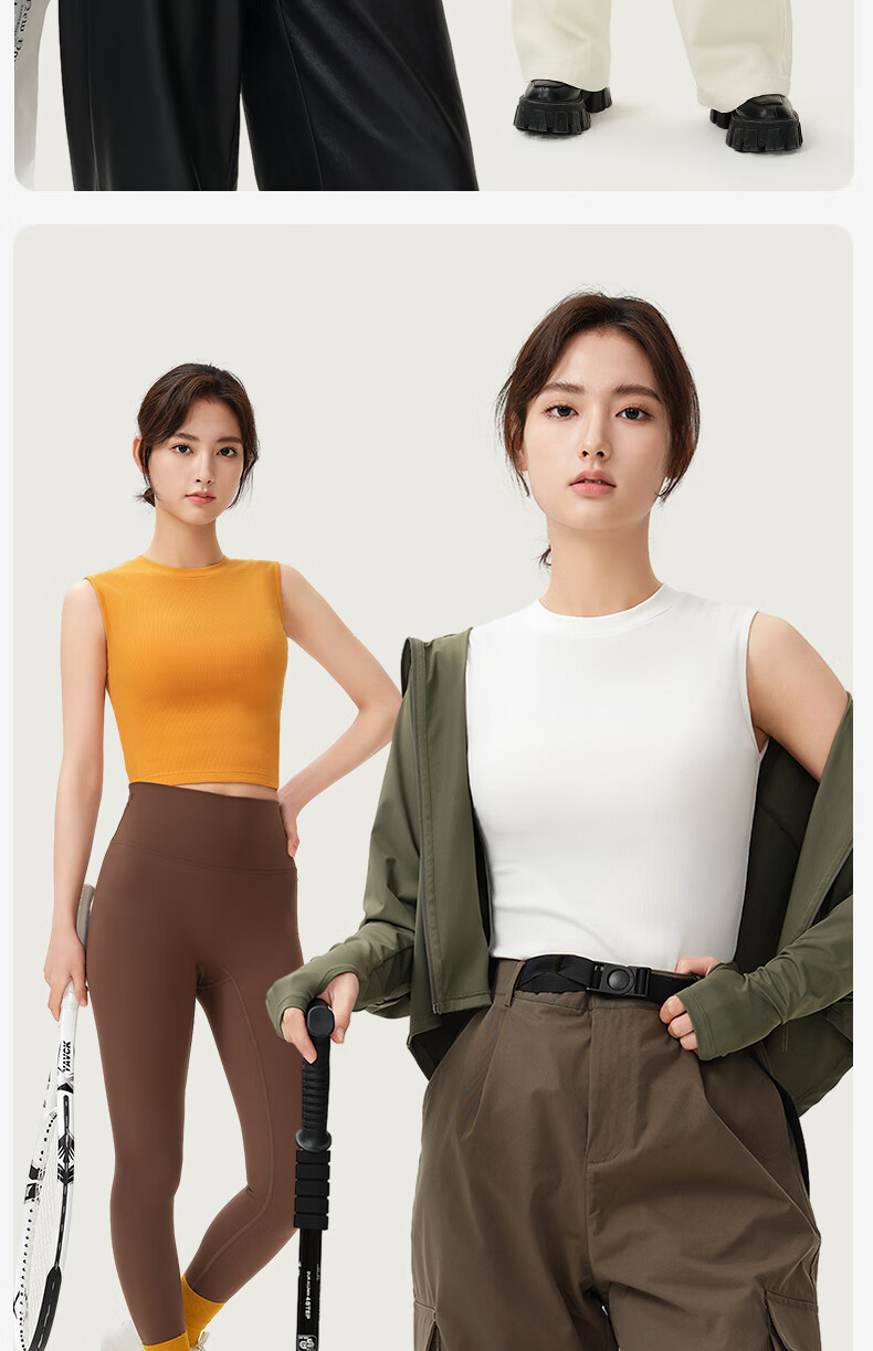 Jianyun Modal Cotton Camisole Tank Top for Women, Fashionable Sleeveless T-Shirt, Slim-Fit Undershirt, Can Be Worn As Outerwear, Lightweight Summer Top 11