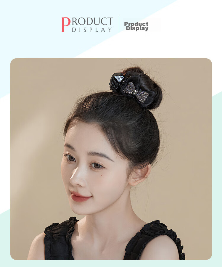 CHIMERA Large Internet-Famous Shark Clip Hair Accessory, Bow Claw Clip, Back of Head Hairpin, Hair Barrette for Women, Mid-Autumn Festival Gift 10
