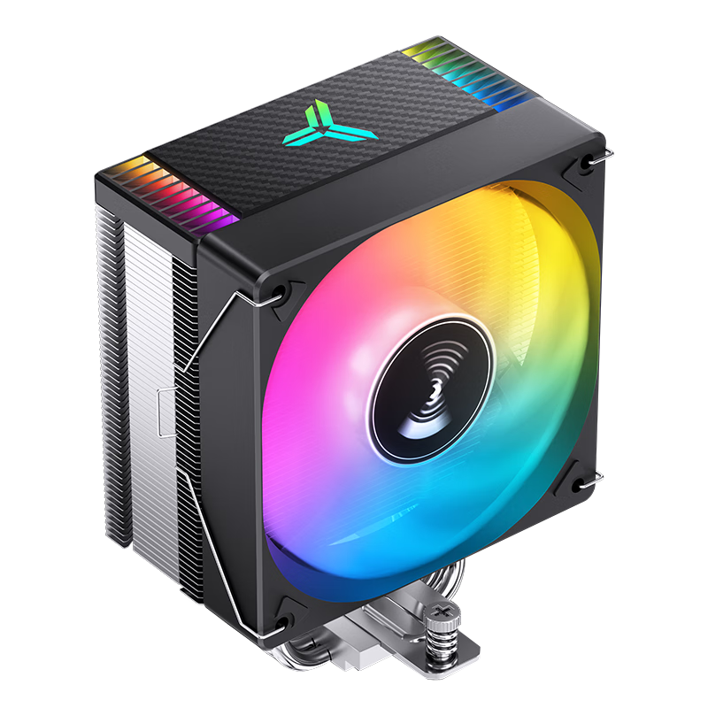 JONSBO CR-1000EVO ARGB Version CPU Air Cooler (Nickel-Plated 4 Heat Pipes, Motherboard RGB Sync, PWM Fan, Multi-Platform, Thermal Paste Included)