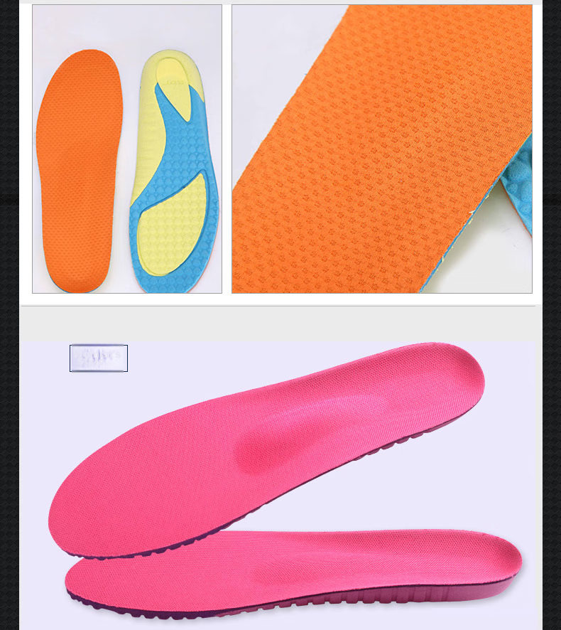 Eleft Double Comfort Insoles for Sports, Breathable, Sweat-Absorbing, Shock-Absorbing, Soft And Elastic, Long-Standing without Fatigue, Women's Shoe Insoles, Purple 4