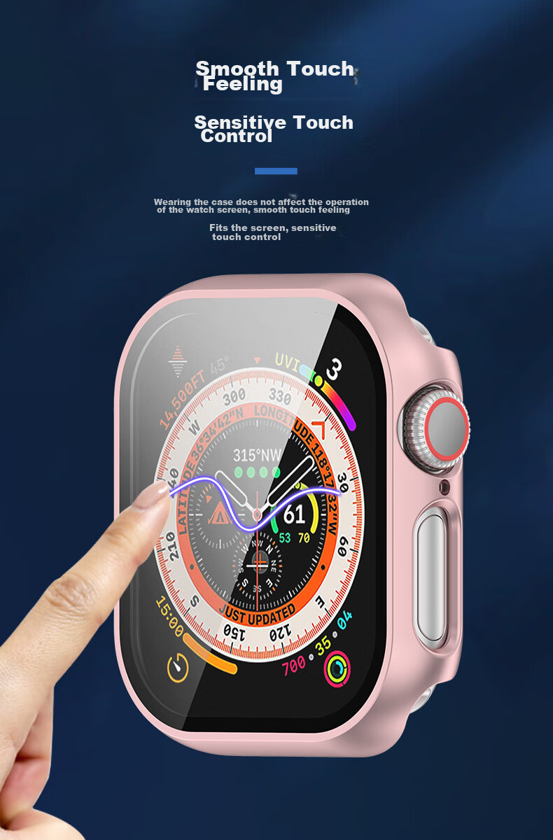 KMaxAI Compatible with Apple Watch S11 Protective Case, Tempered Glass Screen Protector, Integrated Case And Film for Apple Watch S10, IWatch S11 Protective Cover, 46mm, Black 8