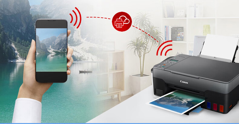 Canon G3860 Wireless Color Continuous Ink Supply System Inkjet Home/office Printer Multifunction Copier Scanner All-In Low Cost 1