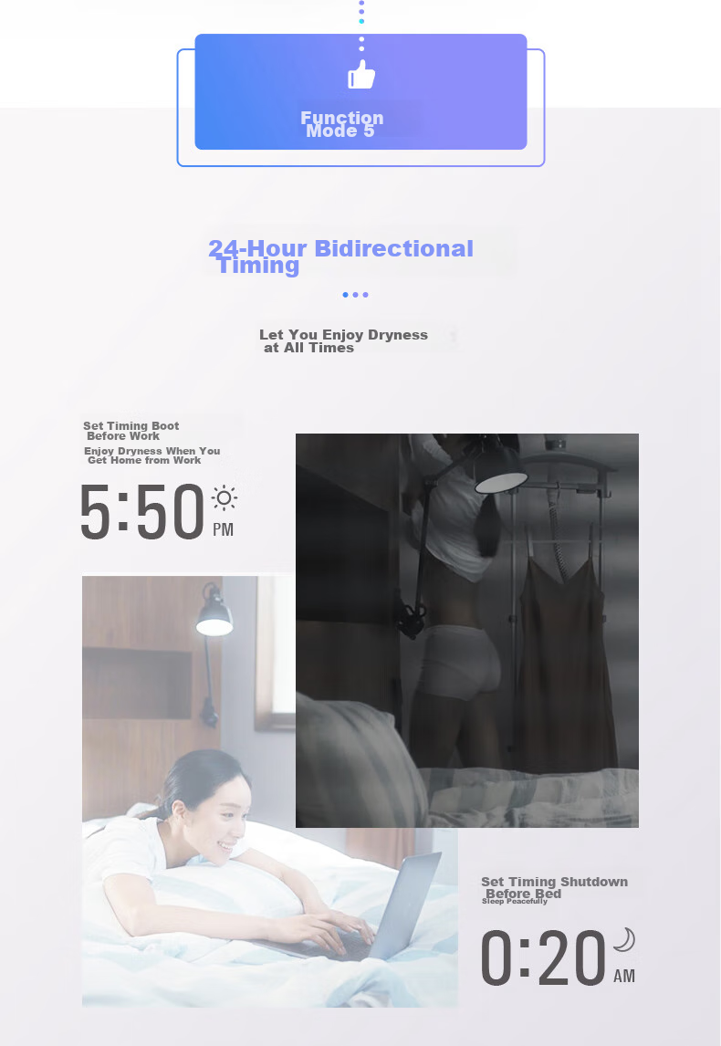 Eurgeen Dehumidifier, 12L/Day Dehumidification Capacity, 36dB Quiet Operation, Home Bedroom Clothes Dryer And Moisture Absorber, Basement Drying Machine OJ-128E 10