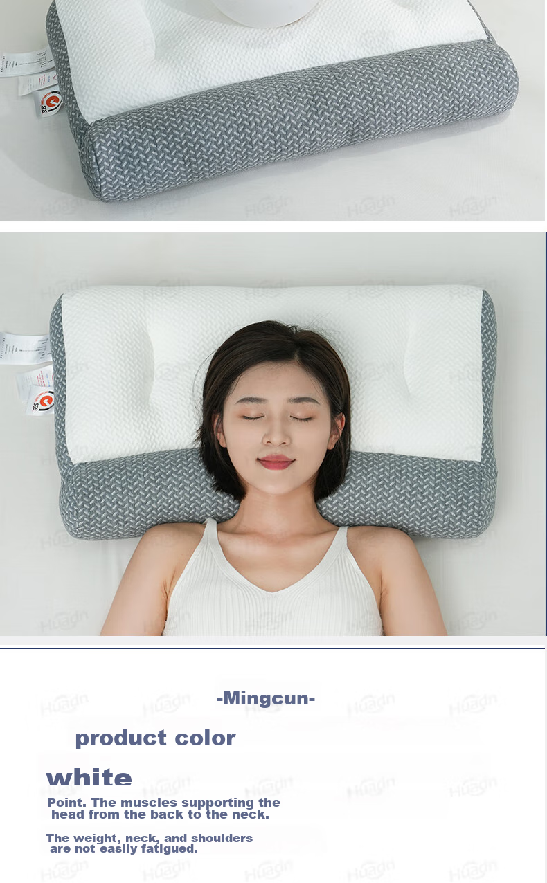 Huadn Buckwheat Pillow, Cervical Pillow, Neck Support Pillow, Cervical Spondylosis Deep Sleep Specialized Single Adult Summer Pillow, Summer Pillow Core 15