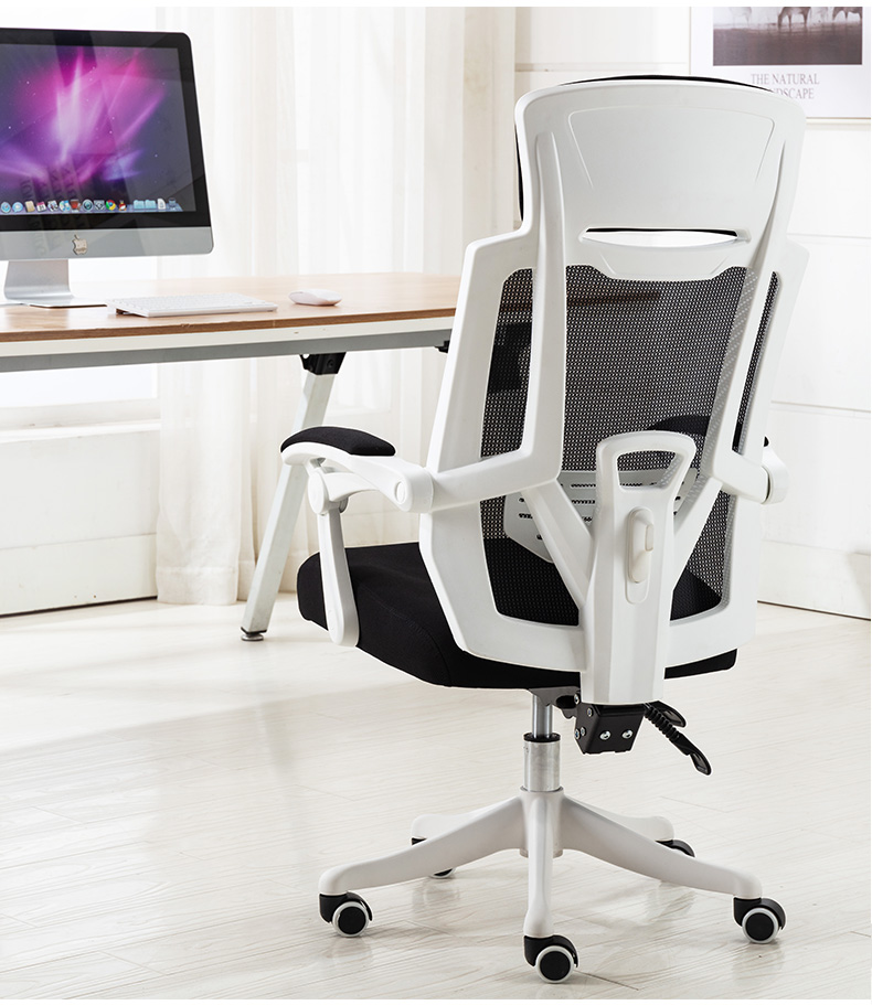 BECAUSES Ergonomic Office Chair, Comfortable for Long Sitting, Breathable Executive Chair, Reclining Gaming Swivel Chair 0835 Black 7