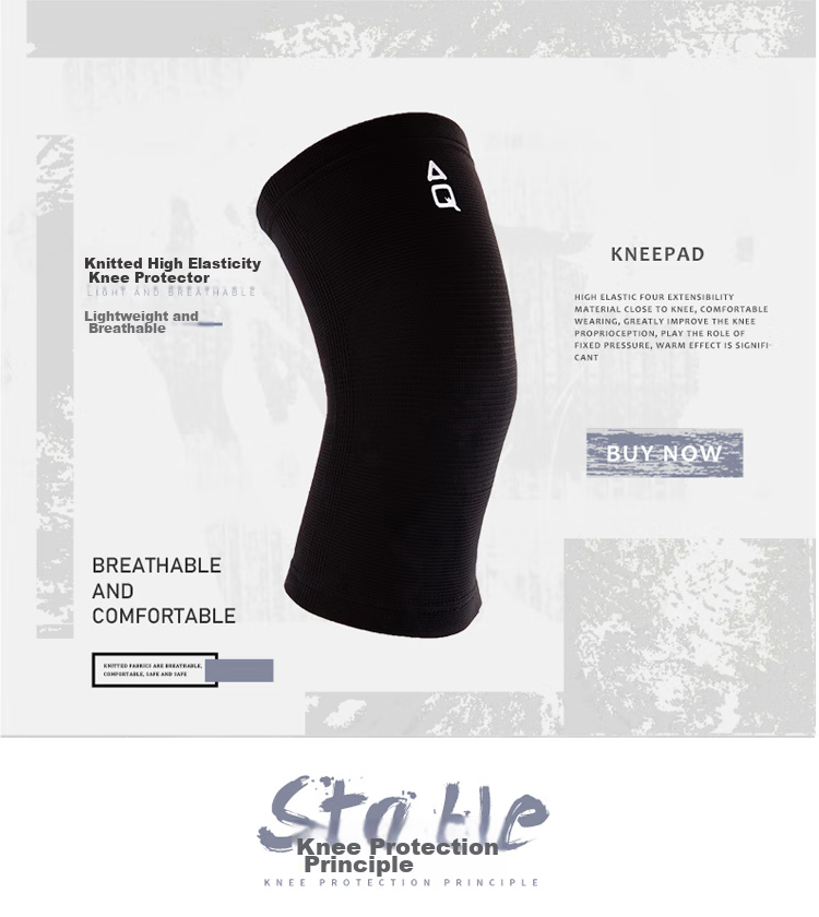 AQ Knee Brace for Sports Running, Hiking Knee Joint Meniscus Protection 1151S Knee Sleeve 30.5-35.6CM 3