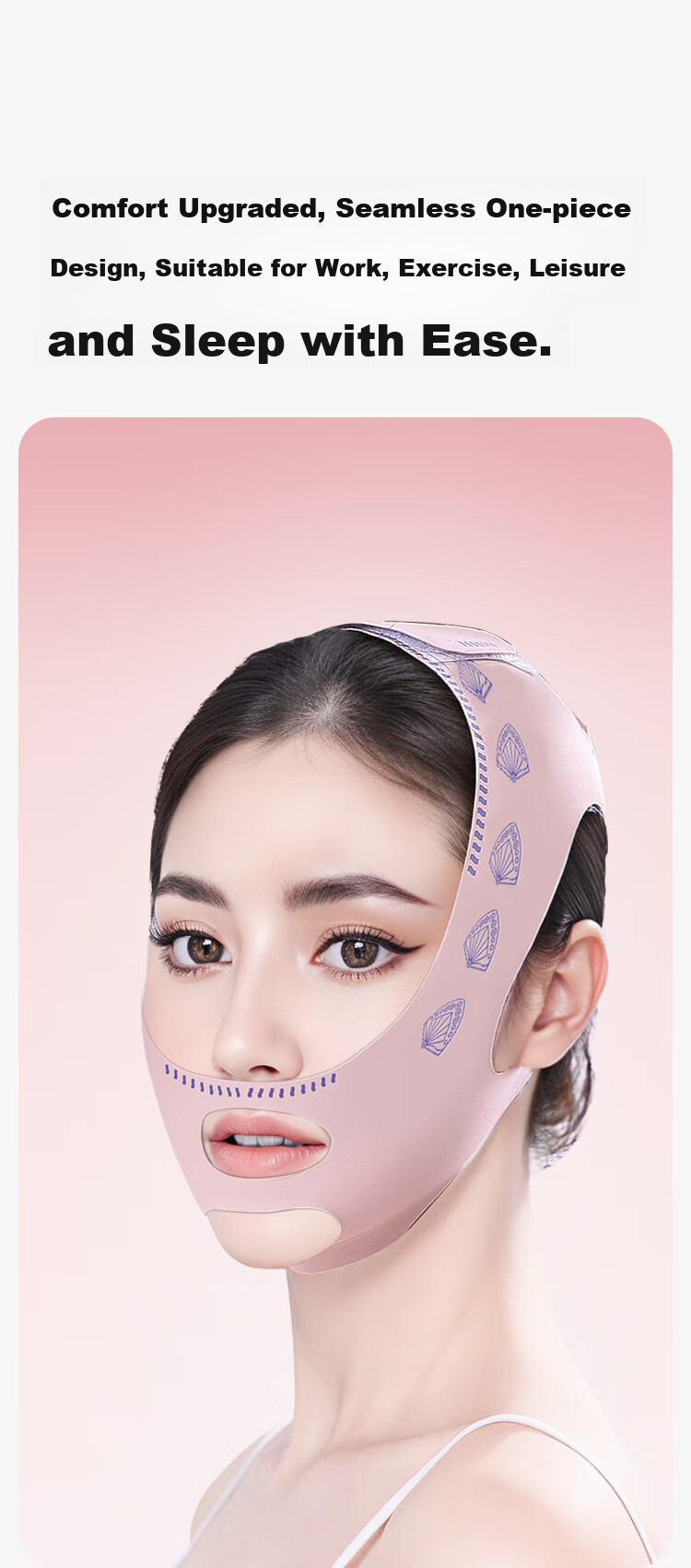 Livex V Face Lifting And Tightening Device, Facial Lifting Bandage Mask, Jaw And Head Strap, Post-Liposuction Recovery, Facial Sculpting 5