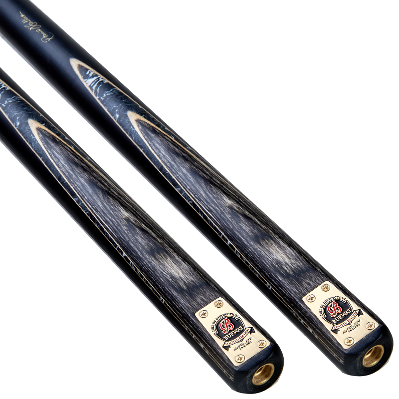 RILEY RBW-100 Snooker Cue with Small Tip, Black 8, Chinese 8-Ball, Pool Cue, 9.5mm