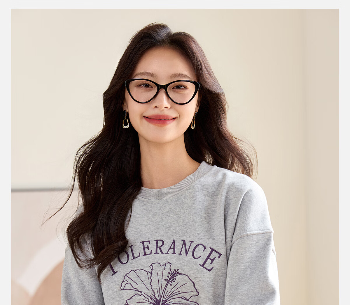 PinCai Elegant Floral Print Crewneck Sweatshirt Casual Versatile Outerwear P143W1008 14