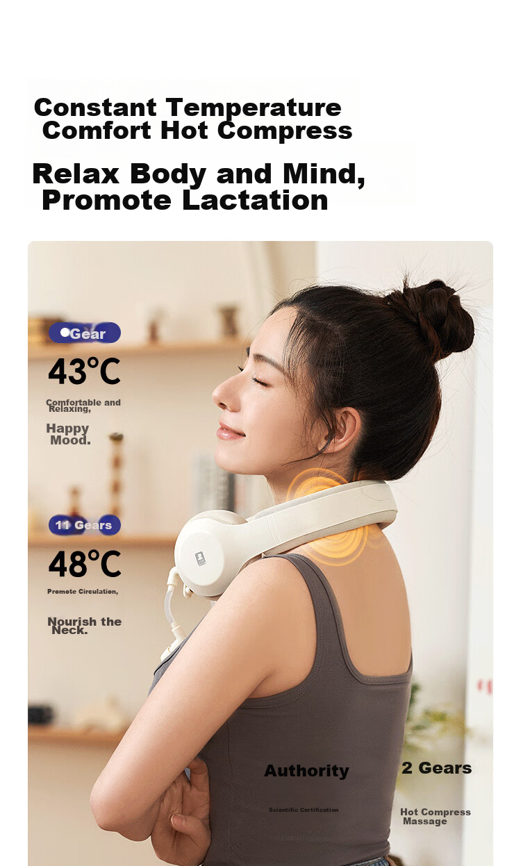 Little White Bear Electric Breast Pump Hands-Free Double-Sided Fully Automatic Portable Neck-Hanging Double Breast Pump Z2 9