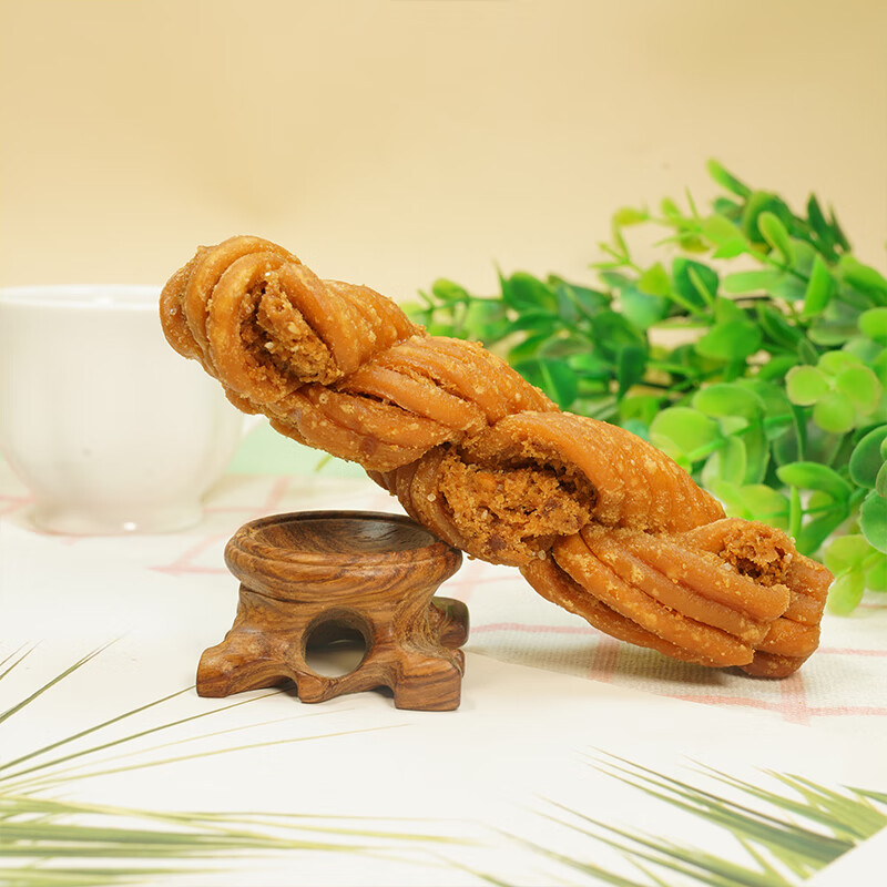 津顺祥 天津特产夹馅大麻花（黑芝麻味）400g/袋