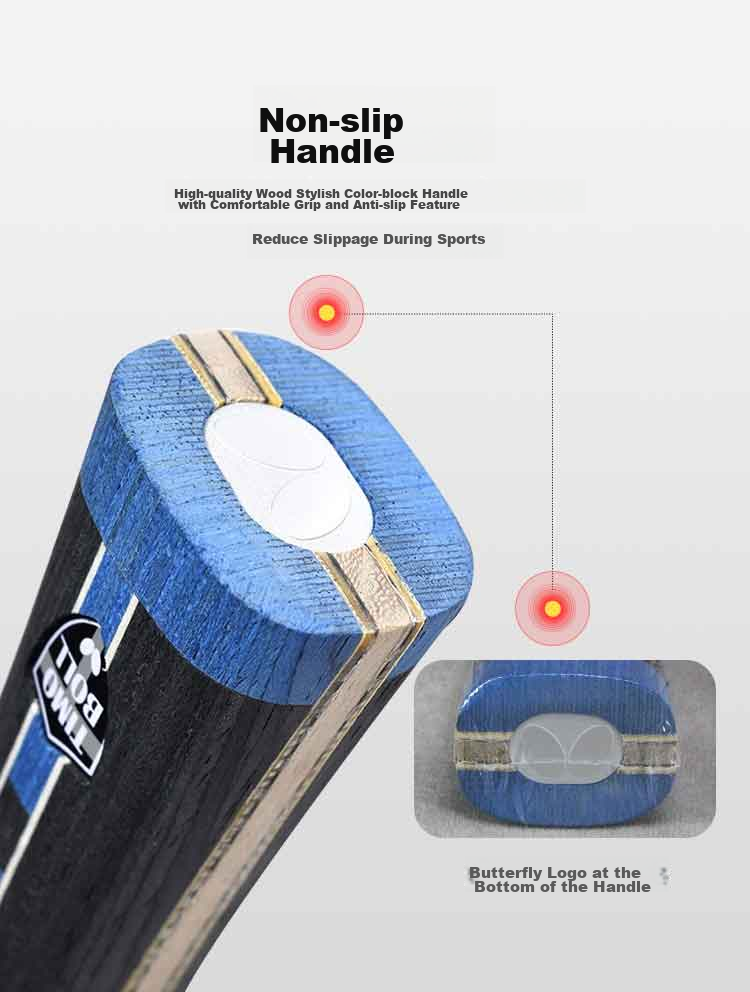 BUTTERFLY Butterfly Star Gift Box, Table Tennis Racket Upgraded Version with High Elasticity Carbon Fiber 6