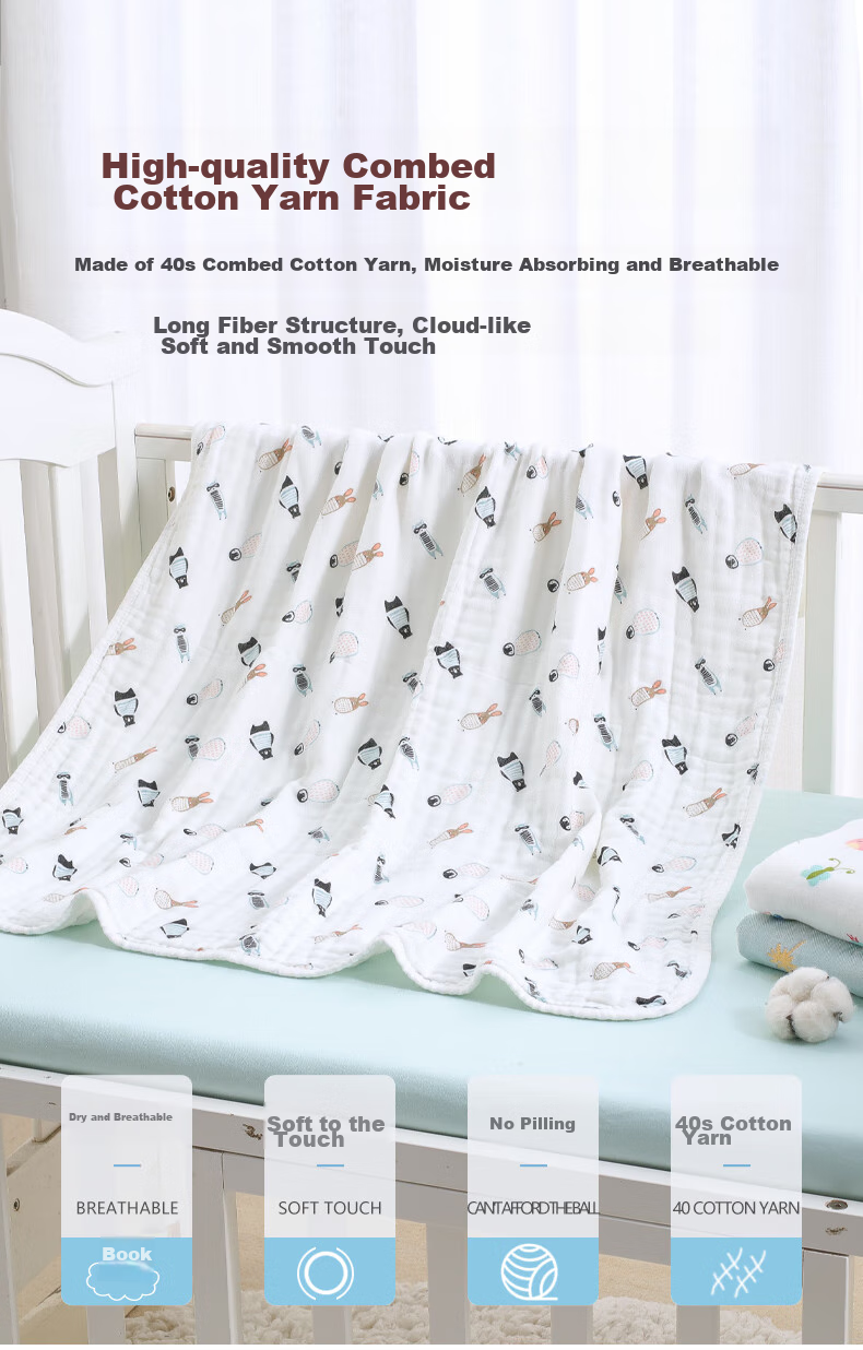 Tongyan Baby Swaddle Blanket, Newborn Anti-Startle Swaddling Cloth, Class A Pure Cotton Gauze, Baby Delivery Room Summer Wrap Blanket 5