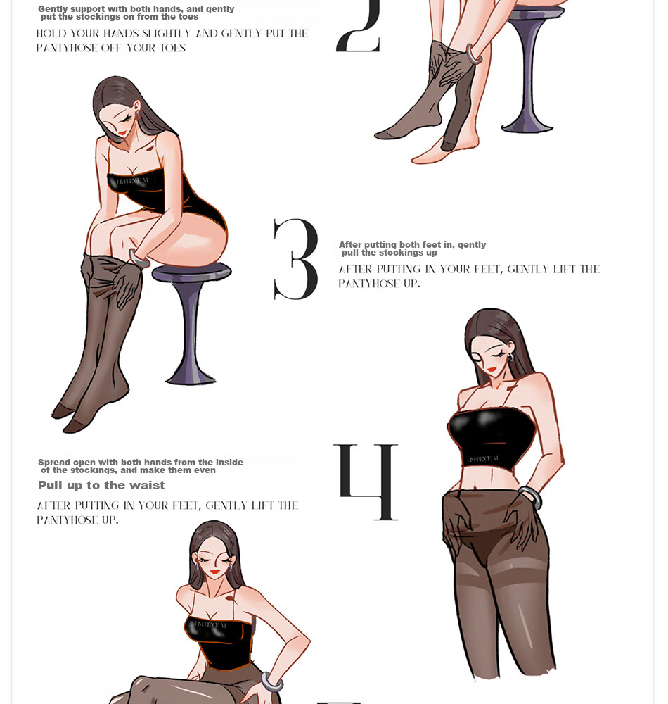 Limerence M [0.01] Stockings, Ultra-Thin Sexy Retro Mid-Calf Uniform Black Silk Over-Knee Socks, Sand Color, 1 Pair, One Size Fits All 22