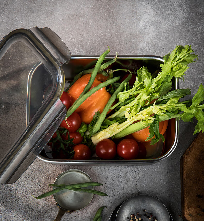 Cuitisan Korean Imported Food-Grade 316 Stainless Steel Lunch Box, Microwave-Safe, Antibacterial Food Storage Container, 530ml 7