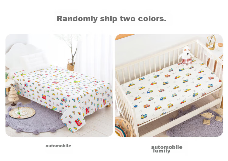9I9 Baby Bed Sheet, Pure Cotton, Infant And Toddler Bed Sheet, Kindergarten School Opening, All Seasons, Class A, A312 3