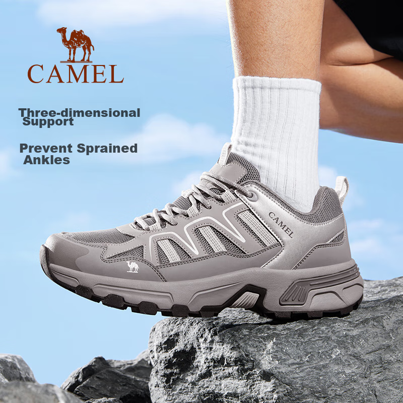 CAMEL [Taihang] Outdoor Hiking And Mountaineering Shoes for Men And Women, Water-Resistant, Non-Slip, Breathable, Climbing Sports Shoes