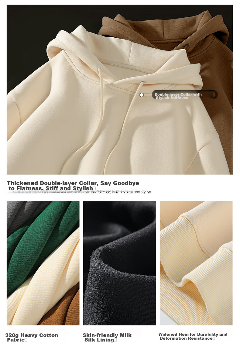 JEANSWEST LIFE Hooded Sweatshirt for Men, Spring And Autumn Heavyweight Trendy Jacket, Casual Green Potted Plant Style, Loose-Fitting Versatile Top for Students 8