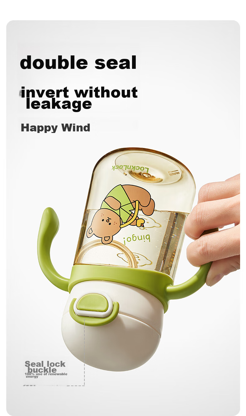 LOCK&LOCK Learning Cup with Straw for Babies 6 Months And Above, Water Cup for 1-3 Years Old, PPSU Milk Cup, Children's Straw Bottle 7