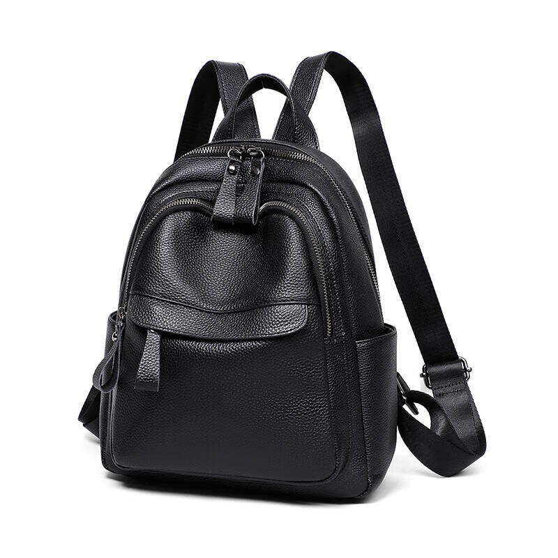 Aiqinghai Top-Grain Leather Backpack for Women, Large Capacity Fashionable Stylish Travel Bag with High Aesthetic Value, Birthday Gift