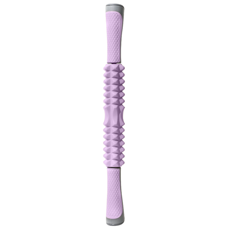 Yottoy Wolf Tooth Massage Stick Roller Shaft for Calf Muscle Fascia Relaxation Deep Lanna Massage Device, Luofei Purple