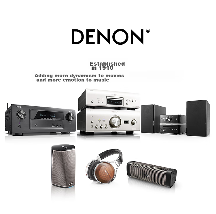 DENON SC-N10 Speakers, High-Fidelity Hi-Fi Audiophile-Grade Bookshelf Speakers, Black (Pair) 2