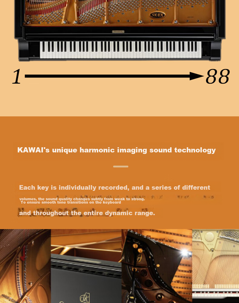 Kawai Digital Piano ES120, Black, 88 Weighted Keys, for Adults And Children, Performance Digital Piano + Gift Package 12