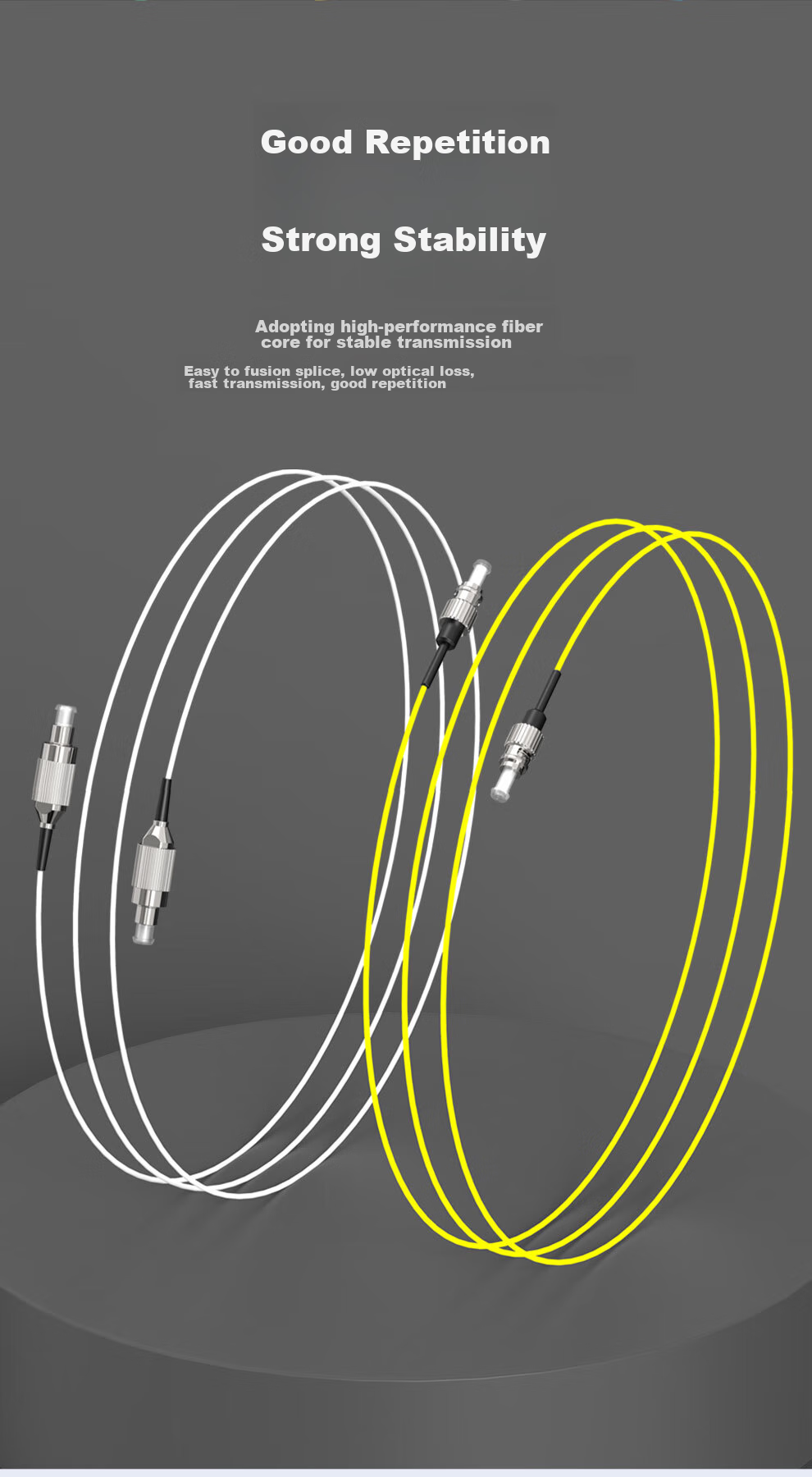 SK-LINK Telecom-Grade Single-Mode Bundled Fiber Optic Cable, 12-Core SC Fiber Optic Patch Cable, ODF Patch Panel Flange Plate Fiber Distribution Box Terminal Box Fusion Splice Tray, 1 Meter 3
