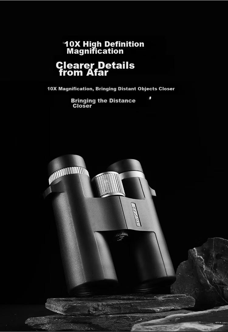 JD Original 10x26 Portable Binoculars, High-Definition High-Magnification Military Professional-Grade, Birthday Gift, Outdoor Concert, Compact 5
