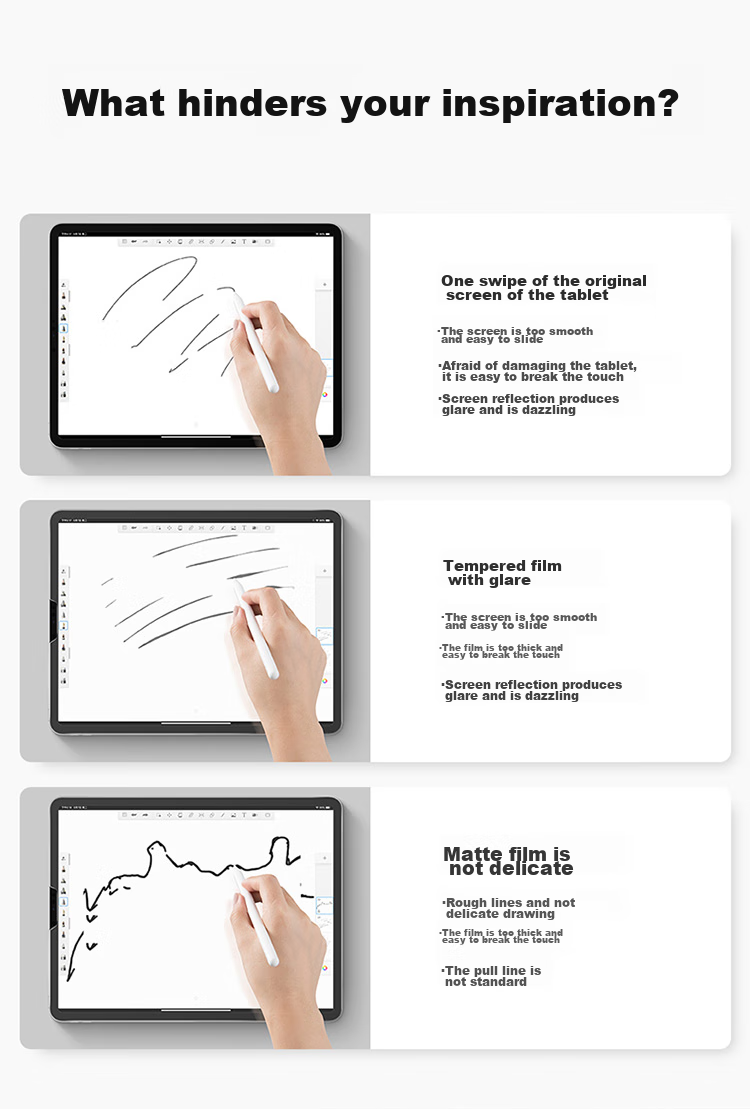 Baseus Compatible with IPad Mini7/6 Paper Film, 8.3-Inch 2024 New Model Drawing-Specific High-Definition Hand-Drawn Film, Shockproof, Oil-Resistant, Anti-Fingerprint [Full Coverage Ultra-Thin] 1