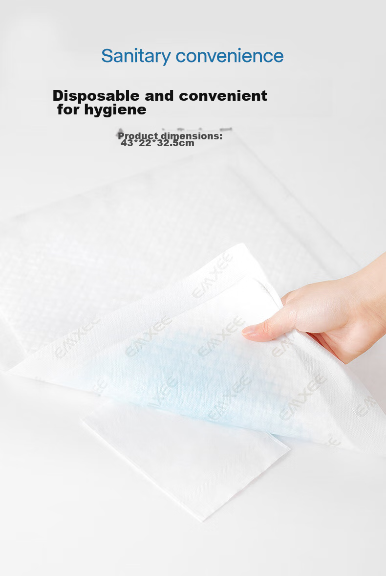 EMXEE Disposable Waterproof Breathable Nursing Pads for Infants, Newborn Diaper Changing Pads, Bed Mats, 20 Pieces, 33*45cm 9