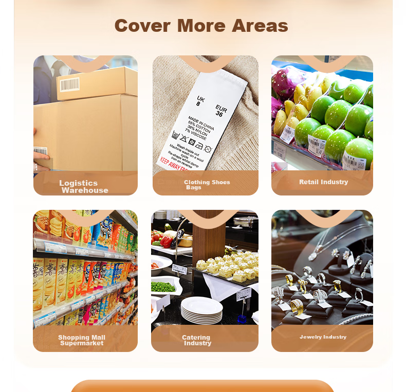 Deli DL-888T Thermal Transfer Printer Fixed Asset Express Delivery Warehouse Retail Clothing Tag 108mm Commercial Office Carbon Ribbon Label High-Definition Non-Drying Adhesive Barcode Strip 4