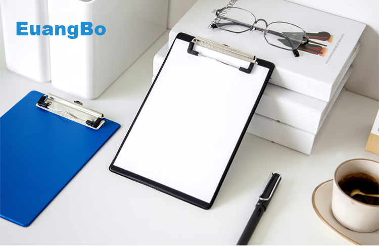 GuangBo 3C Digital All-Net Low Price (GuangBo) A5 Premium PP Writing Clipboard with Scale / Office Supplies, Flat Clip Color Random, Single Pack WJ6106 1