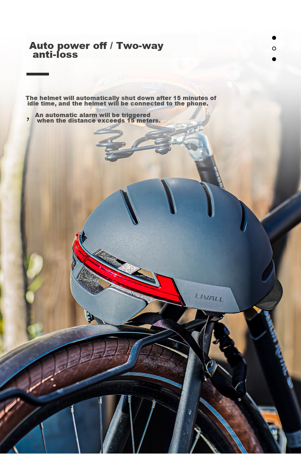 LIVALL Cycling Helmet, Road Bike Helmet for Men And Women, Smart with Lights, Bluetooth Voice Control, Urban Commuter BH51 Black 6