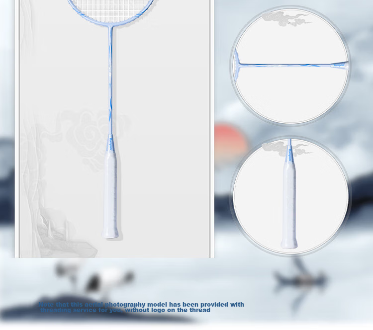 KUMPOO Badminton Racket, Lightweight, Balanced for Attack And Defense, Ultra-Light, Full Carbon Fiber, Jingchuan LS-90, Strung 6