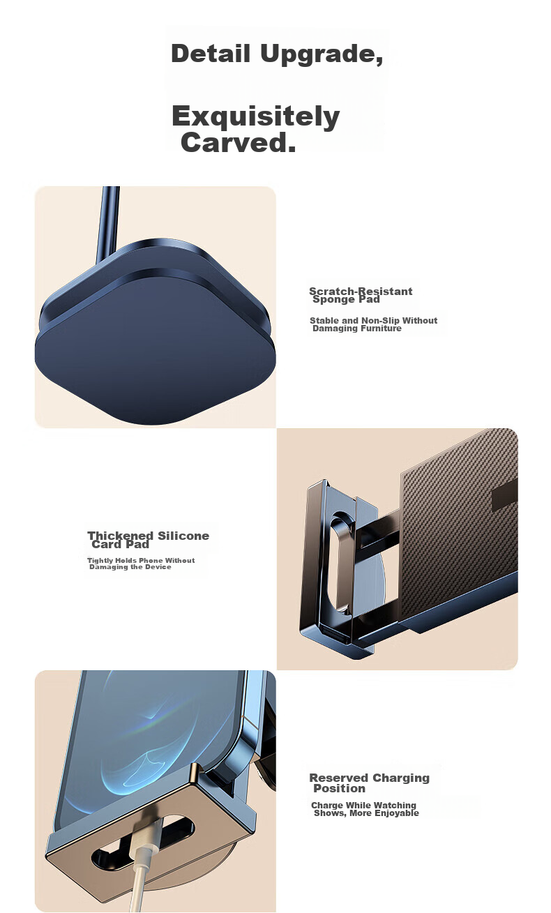 Shuotu Tablet Stand, Floor-Standing IPad And Phone Holder, Lazy Stand, Online Class Piano Stand, TV Binge-Watching Arm Extendable Stand, Live Streaming Overhead Shooting Stand, Postgraduate Entrance Exam Retake Video Recording Equipment 19