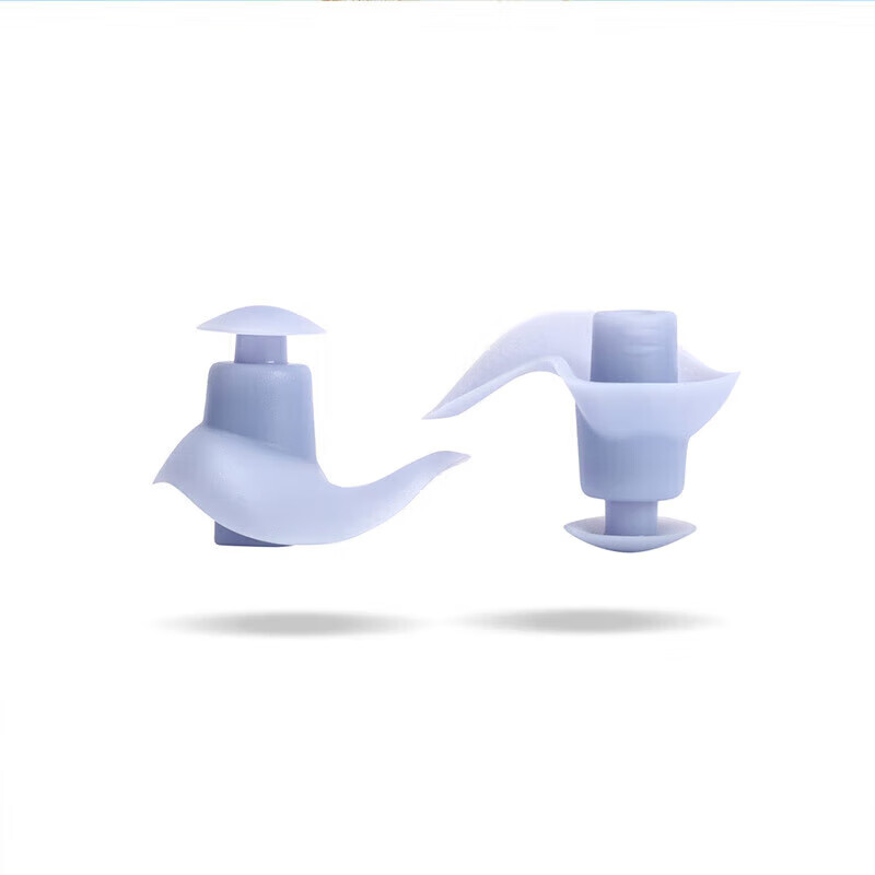 BALNEAIRE Adult Silicone Earplugs, Waterproof, Soft-Fitting, Fashionable, Versatile, Professional Swimming Gear, SEP07, Pearl White