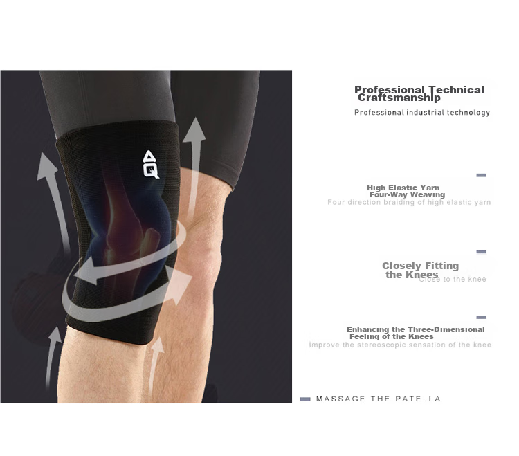 AQ Knee Brace for Sports Running, Hiking Knee Joint Meniscus Protection 1151S Knee Sleeve 30.5-35.6CM 6