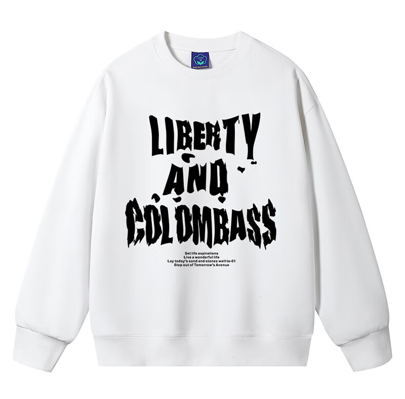Colombass Heavyweight Pullover Crewneck Sweatshirt for Men And Women, Autumn And Winter Trendy Loose-Fit Hoodless Long-Sleeve Base Layer Trendy Jacket 6
