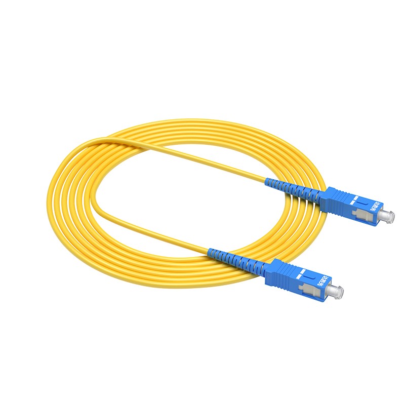 Dashengguang Telecom-Grade Fiber Optic Patch Cable, SC-SC Single-Mode Single-Core, Low Smoke Zero Halogen Fiber Optic Cable, Transceiver Pigtail Connection Cable, 1 Meter 3.0, DSG-SUSU01S