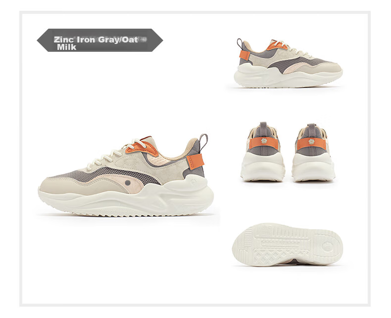 361° Women's Sports Shoes Yunshu 3, Spring And Summer Vintage Thick-Soled Casual Versatile Commuter Dad Shoes, Women's Style 682316706-8 115