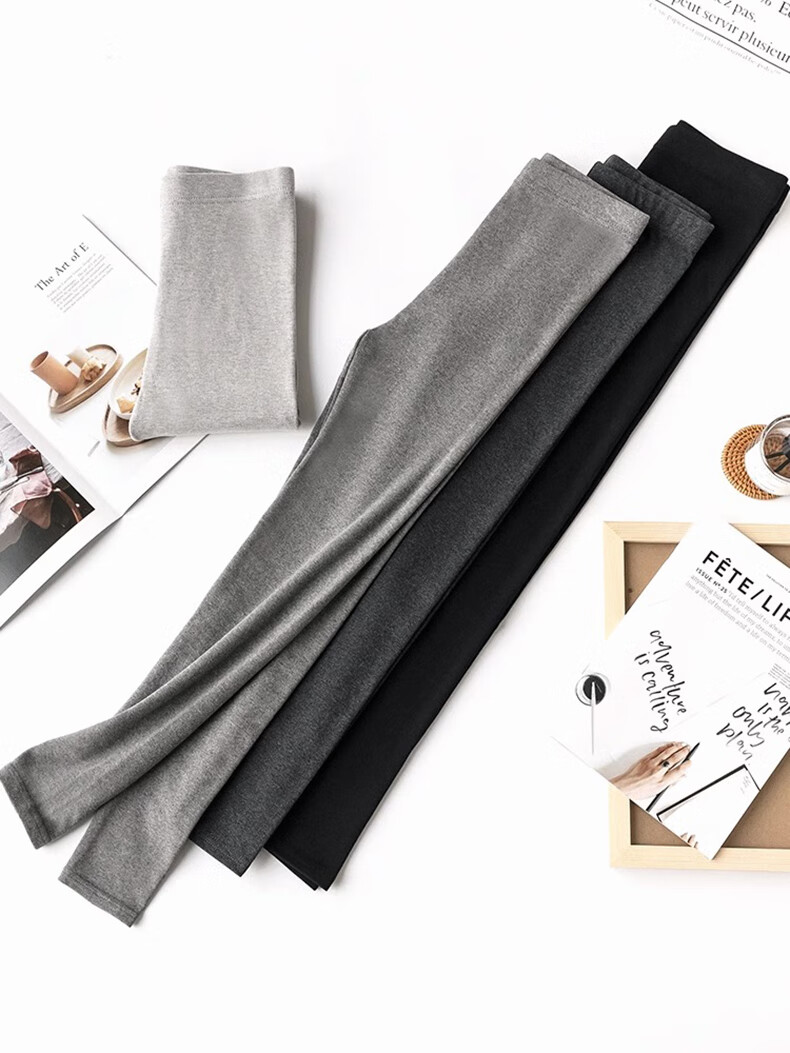 LangSha Women's Leggings for Outer Wear, High-Waisted Autumn Tight-Fitting Pants, Nine-Tenths Ankle-Length Slimming Leggings for Wome 11