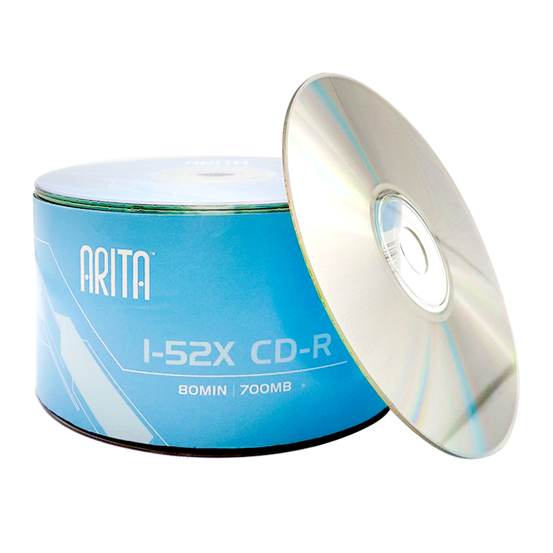铼德(RITEK) 时尚系列 CD-R 52速700M 空白光盘/光碟/刻录盘 塑封装50片
