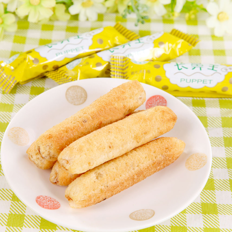 长鼻王夹心卷膨化米果糙米卷谷物能量棒办公室儿童休闲零食品420g点心