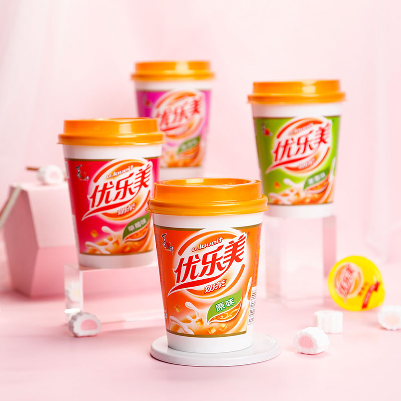优乐美椰果奶茶80g*24杯1.92kg 早餐代餐下午茶速溶冲调饮料