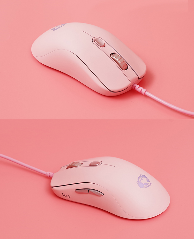 AKKO Pulse01 Wireless Gaming Mouse, Ergonomic Office Wired Bluetooth Mouse, 3950 Tri-Mode Laptop Mouse, Type-C Rechargeable 4